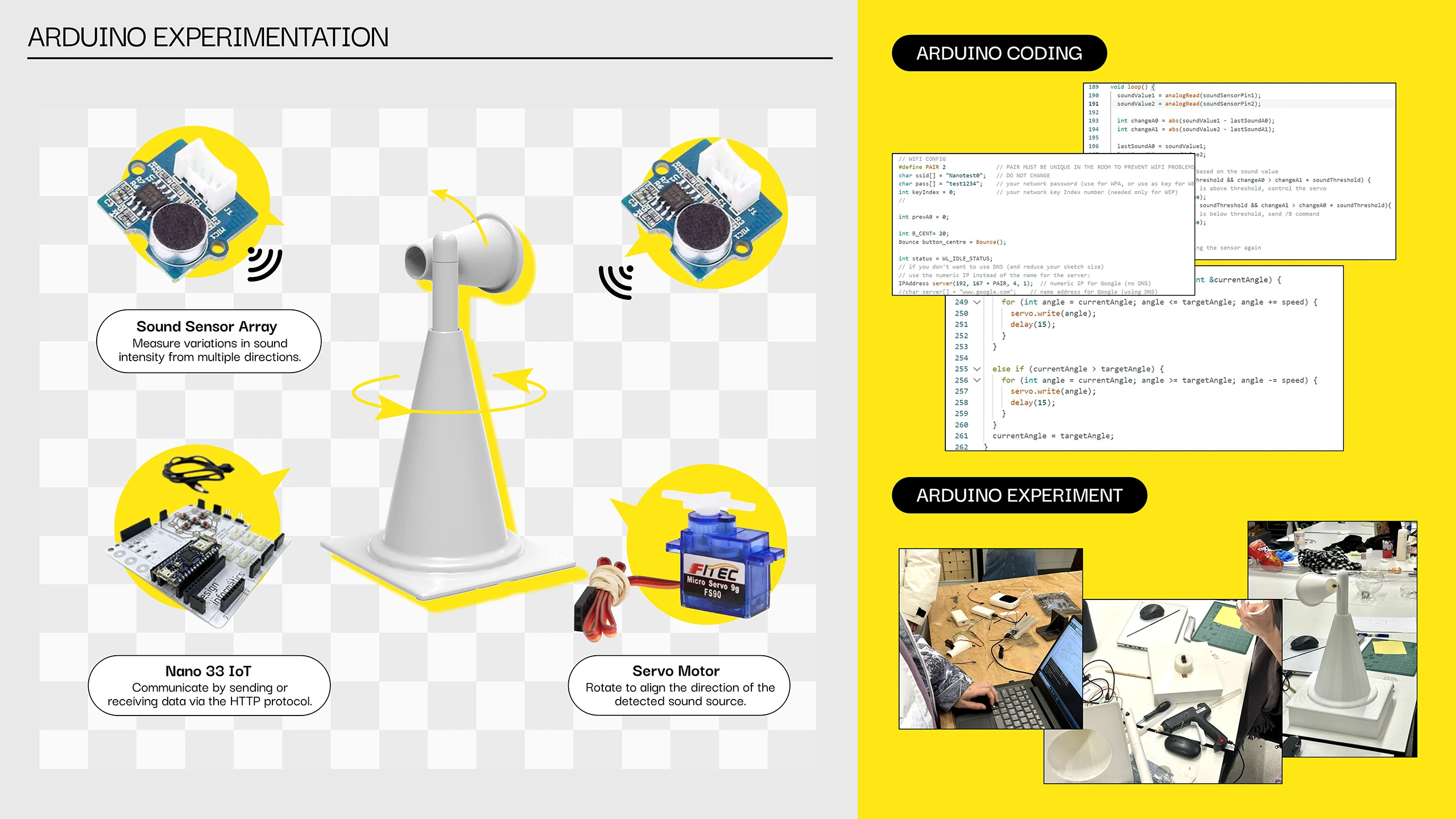 Birdsong Beacon 声音传感器、Nano 33 IoT、舵机结构与 Arduino 原型实验记录